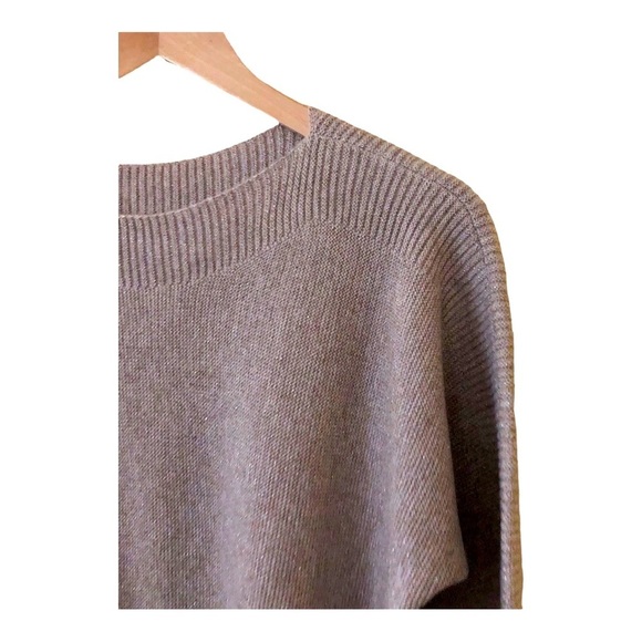 Talbots Wool Blend Bateau Neck Dolman Sleeve Sweater Women's LP Shimmer - Picture 5 of 9